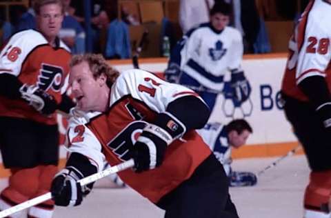 Tim Kerr, Philadelphia Flyers (Photo by Graig Abel/Getty Images)