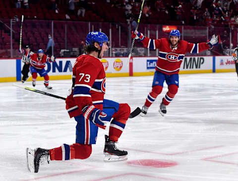 Jun 7, 2021; Montreal, Quebec, CAN; Montreal Canadiens Tyler Toffoli. Mandatory Credit: Eric Bolte-USA TODAY Sports