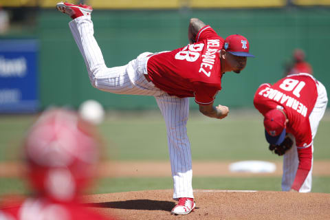 Velasquez will have the first half to cement his rotation spot. Photo by Mike McGinnis/Getty Images.