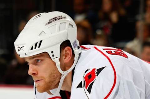 Tim Gleason, Carolina Hurricanes (Photo by Paul Bereswill/Getty Images)