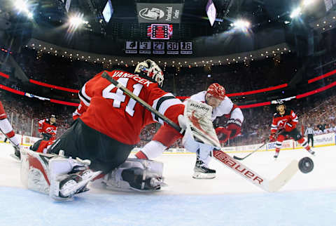 Jesper Fast #71 of the Carolina Hurricanes. (Photo by Bruce Bennett/Getty Images)