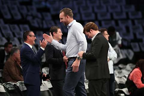 Sean Marks of the Brooklyn Nets (Photo by Matteo Marchi/Getty Images)