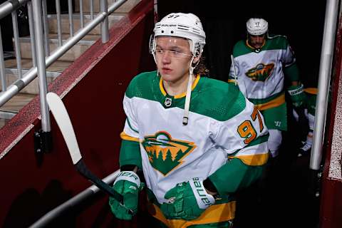 Kirill Kaprizov #97 of the Minnesota Wild. (Photo by Christian Petersen/Getty Images)