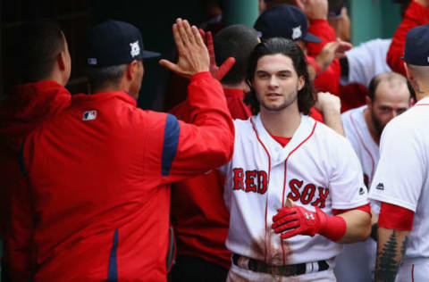 BOSTON, MA – OCTOBER 09: Andrew Benintendi