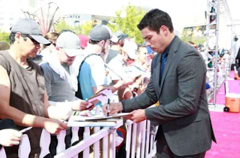 LAS VEGAS, NV – JUNE 21: Travis Hamonic of the New York Islanders at the 2017 NHL Awards on June 21, 2017 in Las Vegas, Nevada. (Photo by Jeff Vinnick/NHLI via Getty Images)