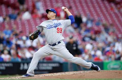 Ryu could be a moderately priced option for the Phillies if they sign Machado. Photo by J. Robbins/Getty Images.