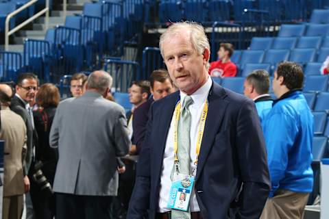 BUFFALO, NY – JUNE 24: Dallas Stars General Manager Jim Nill is pictured during round one of the 2016 NHL Draft on June 24, 2016 in Buffalo, New York. (Photo by Bruce Bennett/Getty Images)