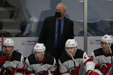 New Jersey Devils head coach Lindy Ruff: (Brad Penner-USA TODAY Sports)