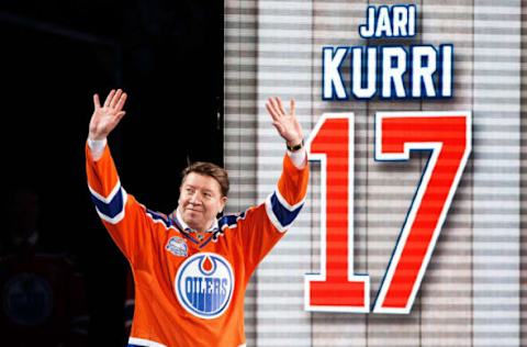 Jari Kurri #17, Edmonton Oilers (Photo by Codie McLachlan/Getty Images)