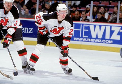 Patrik Elias #26 of the New Jersey Devils: (Al Bello /Allsport)