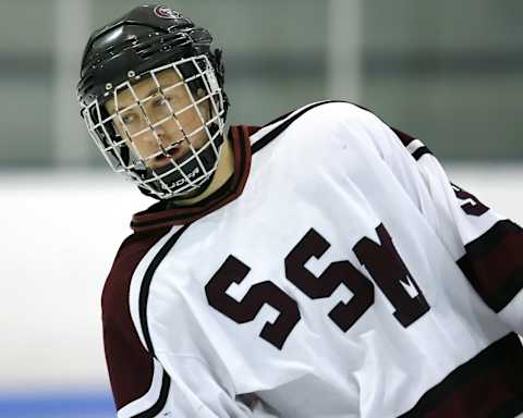 Derek Stepan #9 of Shattuck St. Mary’s (Photo by Scott A. Schneider/Getty Images)