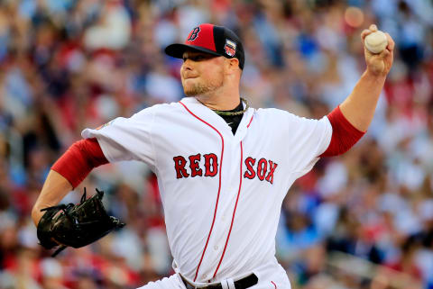 Jon Lester, of the 2013 Boston Red Sox. (Photo by Rob Carr/Getty Images)