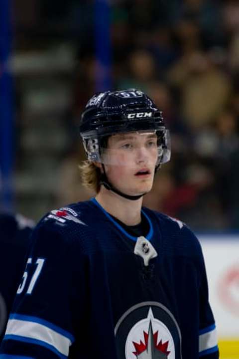 Chaz Lucius #51, Winnipeg Jets. (Photo by Marissa Baecker/Getty Images)