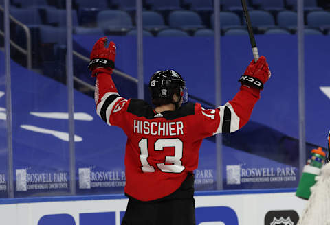 New Jersey Devils center Nico Hischier (13): (Timothy T. Ludwig-USA TODAY Sports)