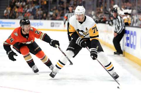 Evgeni Malkin #71, Anaheim Ducks (Photo by Sean M. Haffey/Getty Images)