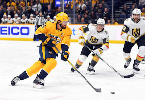 Nashville Predators defenseman Roman Josi (59)  Mandatory Credit: Christopher Hanewinckel-USA TODAY Sports