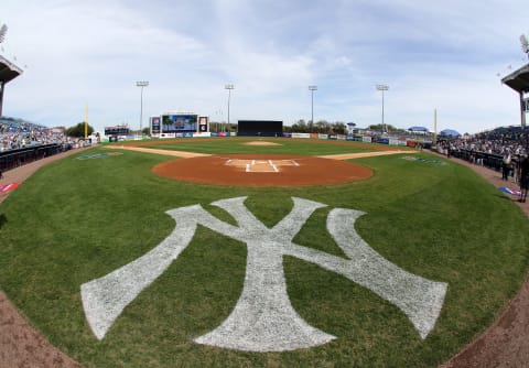 CLEARWATER, FL- MARCH 03: A view from the field at the spring training home of the New York Yankees during the game against the Philadelphia Phillies at George M. Steinbrenner Field on March 3, 2016 in Clearwater, Florida. (Photo by Justin K. Aller/Getty Images)