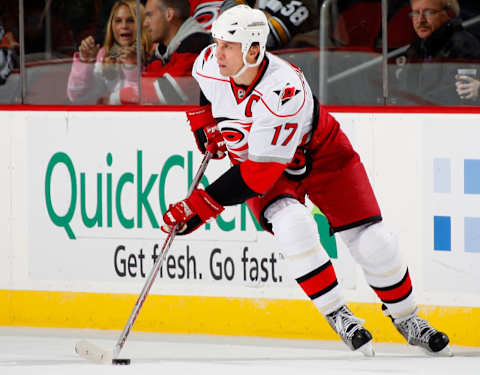 Carolina Hurricanes, Rod Brind’Amour (Photo by Paul Bereswill/Getty Images)