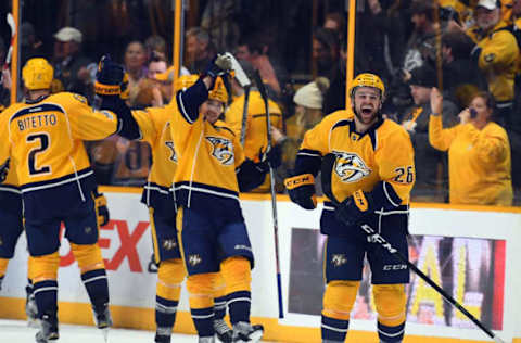 NHL: Vancouver Canucks at Nashville Predators