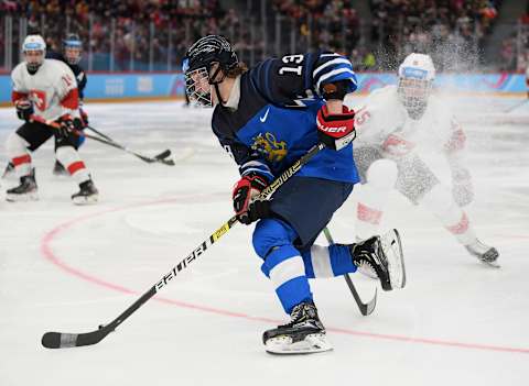 LAUSANNE, SWITZERLAND – JANUARY 20: Joakim Kemell. (Photo by Matthias Hangst/Getty Images)