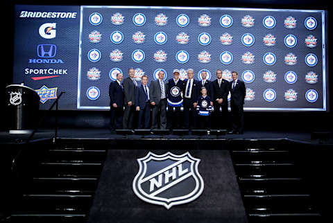 Nikolaj Ehlers, Winnipeg Jets. (Photo by Bruce Bennett/Getty Images)