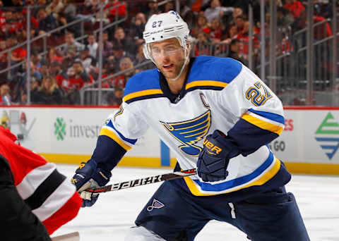 Alex Pietrangelo #27 of the St. Louis Blues (Photo by Jim McIsaac/Getty Images)