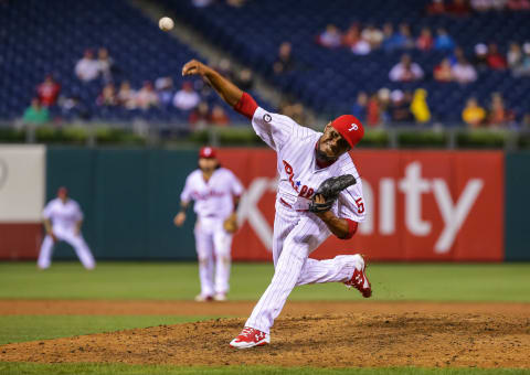 Pinto’s fastball plus his control for Lehigh Valley was enough for a roster slot. Photo by H. Martin/Getty Images.