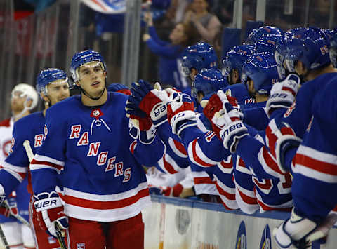 NEW YORK, NY – OCTOBER 08: Brady Skjei