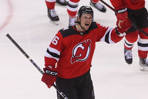 New Jersey Devils left wing Erik Haula (56): Ed Mulholland-USA TODAY Sports