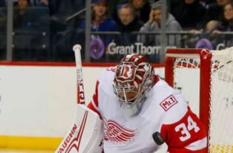 NEW YORK, NY – FEBRUARY 09: Petr Mrazek