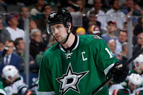 DALLAS, TX – JANUARY 24: Jamie Benn #14 of the Dallas Stars skates against the Minnesota Wild at the American Airlines Center on January 24, 2017 in Dallas, Texas. (Photo by Glenn James/NHLI via Getty Images)