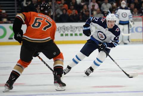 Winnipeg Jets, Nikolaj Ehlers, #27, (Mandatory Credit: Gary A. Vasquez-USA TODAY Sports)