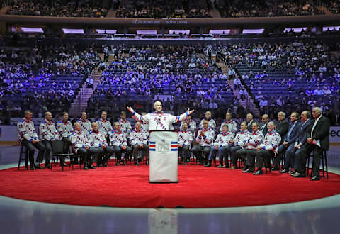 Mark Messier and the New York Rangers (Photo by Bruce Bennett/Getty Images)