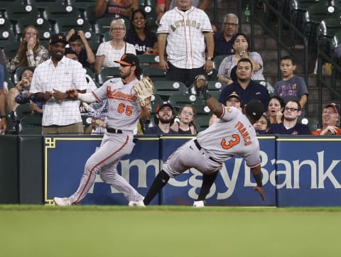 Outfielder Ryan McKenna (65) and infielder Maikel Franco (3)  are two of Baltimore’s recent additions. Troy Taormina-USA TODAY Sports