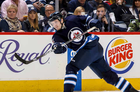 WINNIPEG, MB – APRIL 1: Jacob Trouba