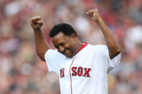 BOSTON, MA – JUNE 23: Former Boston Red Sox player Pedro Martinez