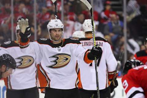 Anaheim Ducks center Adam Henrique (14): (Ed Mulholland-USA TODAY Sports)