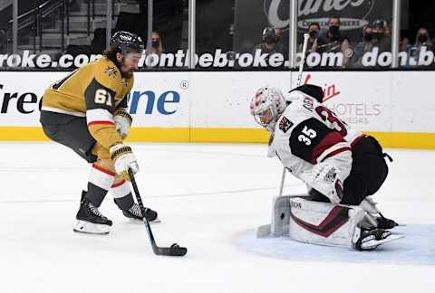 Mark Stone #61 of the Vegas Golden Knights. (Photo by Ethan Miller/Getty Images)