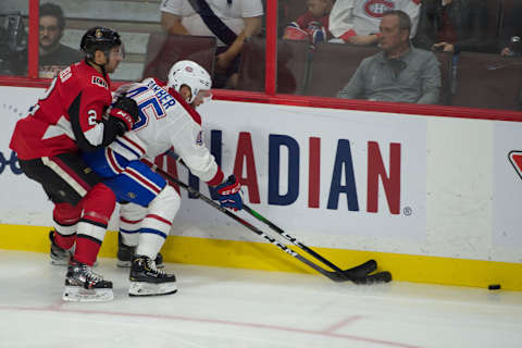 Sep 12, 2019; Ottawa, Ontario, CAN; Riley Barber. Mandatory Credit: Marc DesRosiers-USA TODAY Sports