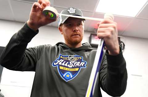 Toronto Maple Leafs -Frederik Andersen at NHL All-Star Game (Photo by Brian Babineau/NHLI via Getty Images)