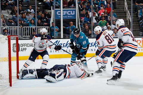 Al Montoya #35 of the Edmonton Oilers . (Photo by Rocky W. Widner/NHL/Getty Images)