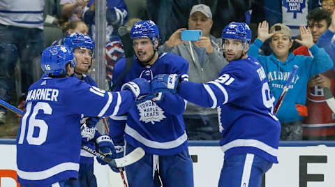 TORONTO, ON – SEPTEMBER 25: Toronto Maple Leafs right wing Mitchell Marner (16),  Toronto Star/Rick Madonik (Rick Madonik/Toronto Star via Getty Images)