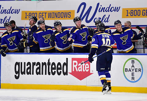 St. Louis Blues center Brayden Schenn (10)Mandatory Credit: Jeff Curry-USA TODAY Sports