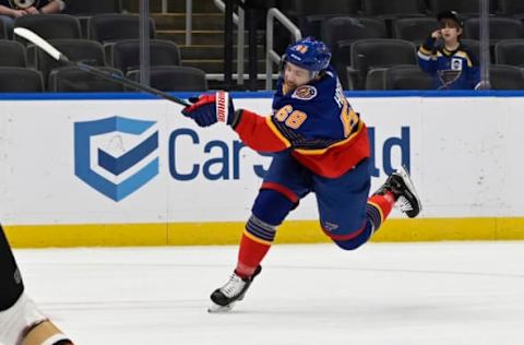 Mike Hoffman #68, St. Louis Blues Mandatory Credit: Jeff Le-USA TODAY Sports