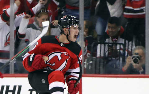 Jack Hughes #86 of the New Jersey Devils (Photo by Bruce Bennett/Getty Images)