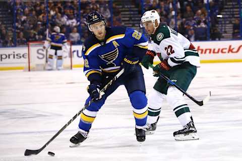 Oct 13, 2016; St. Louis, MO, USA; St. Louis Blues defenseman 