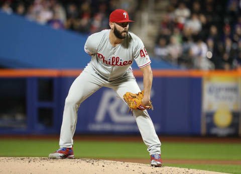 With his new batterymate, a healthy Arrieta is dependable. Photo by Al Bello/Getty Images.