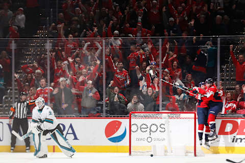 Lars Eller, John Carlson, Washington Capitals Mandatory Credit: Geoff Burke-USA TODAY Sports