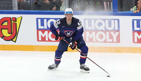 Alexandre Texier #42 of Team France. (Photo by Xavier Laine/Getty Images)