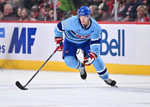 Sean Monahan #91 of the Montreal Canadiens (Photo by Minas Panagiotakis/Getty Images)